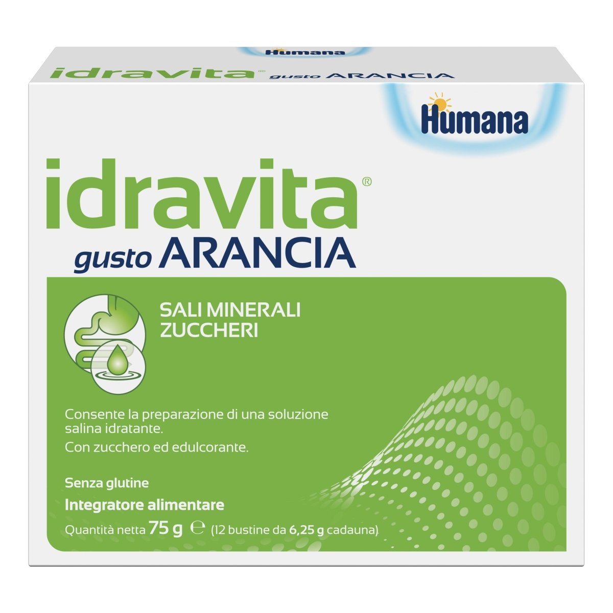 Idravita naranja 12 sobres rehidratación