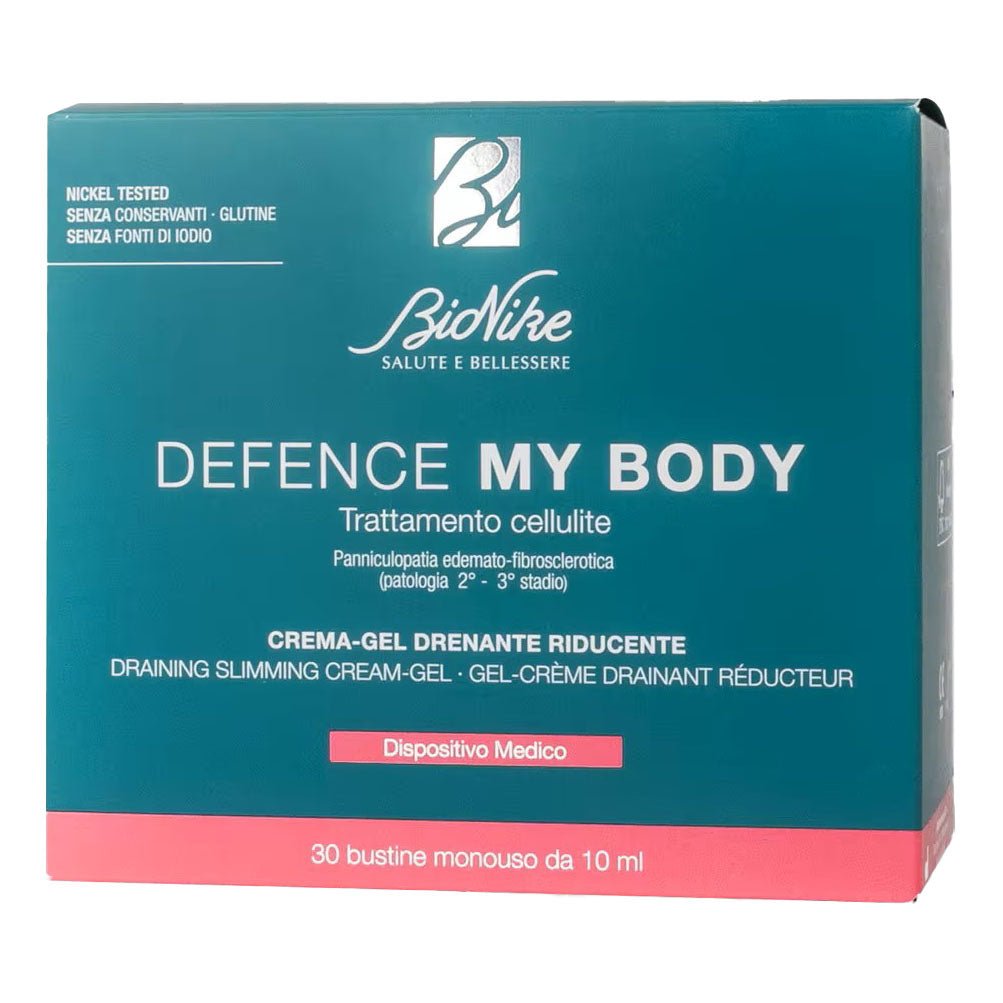 BioNike Defense My Body reduzierende entwässernde Gelcreme 30 Beutel
