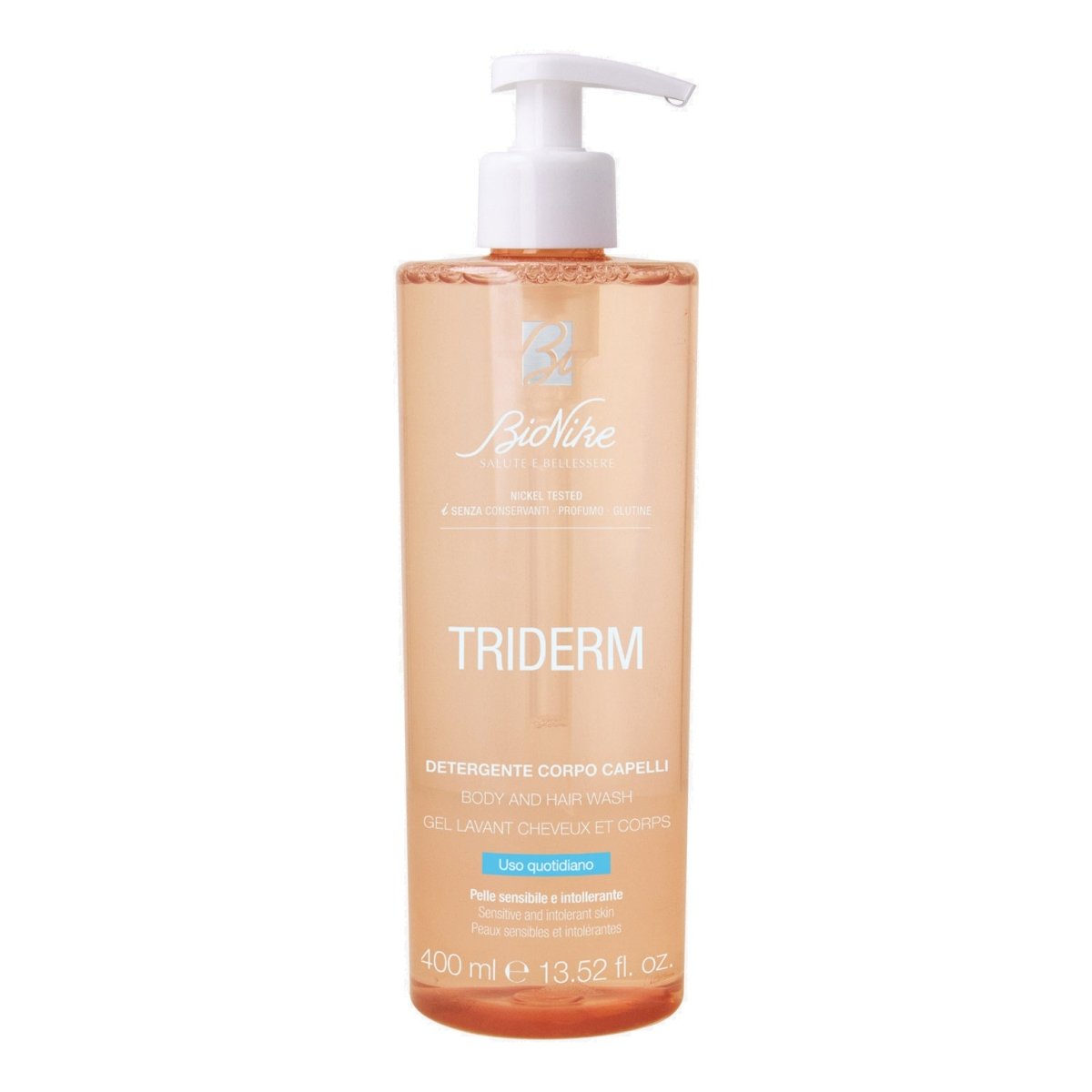 Bionike Triderm body hair cleanser 400ml