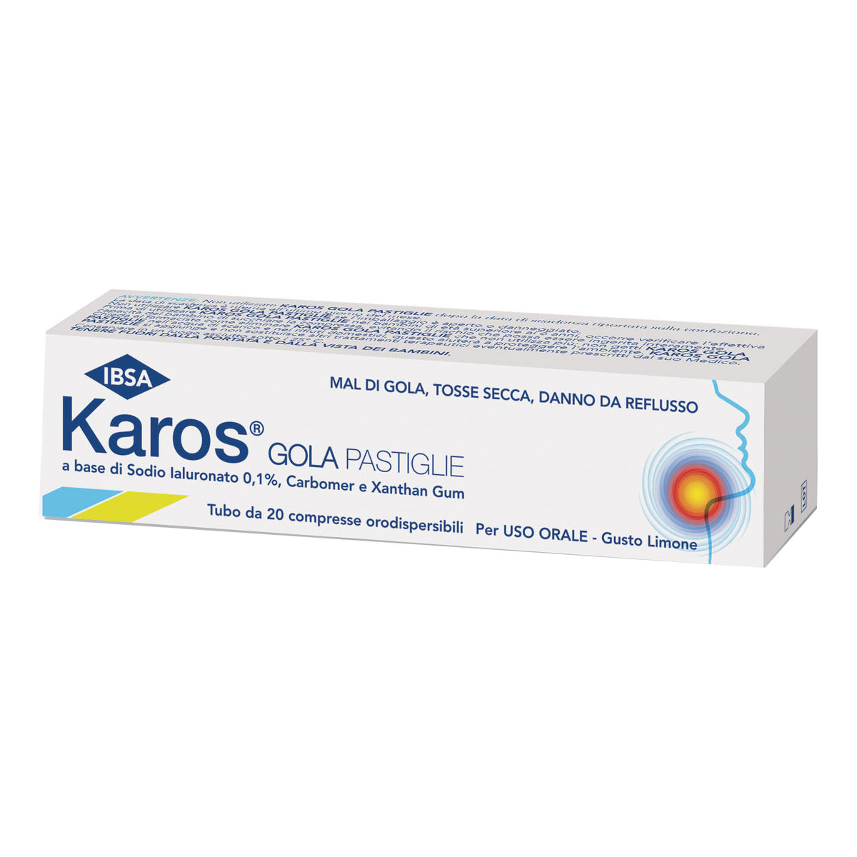 KAROS THROAT TABLETS 20PAST