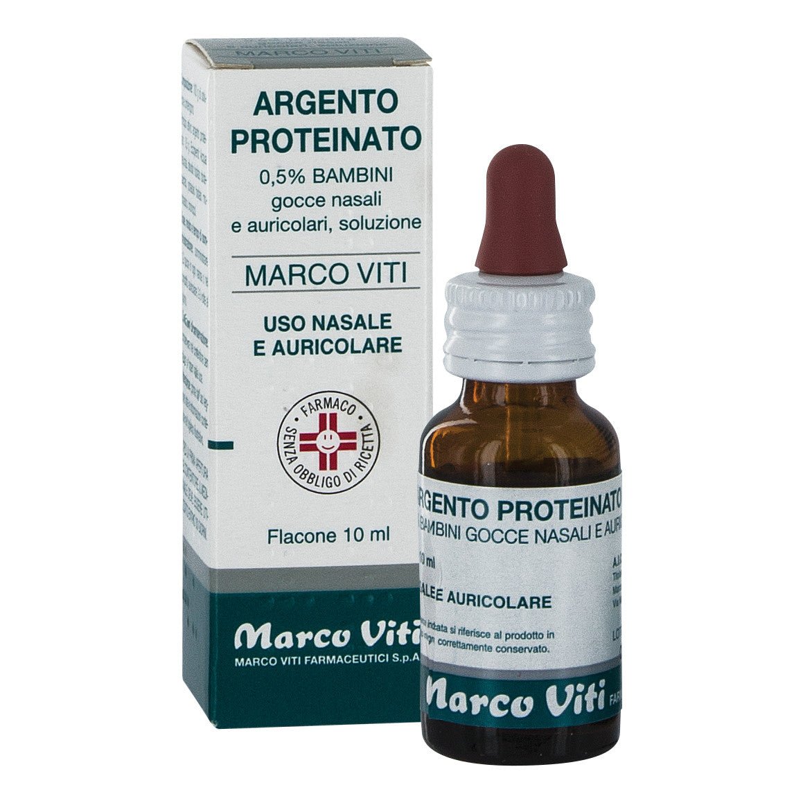 Marco Viti protein silver 0.5% 10 ml nasal and ear drops