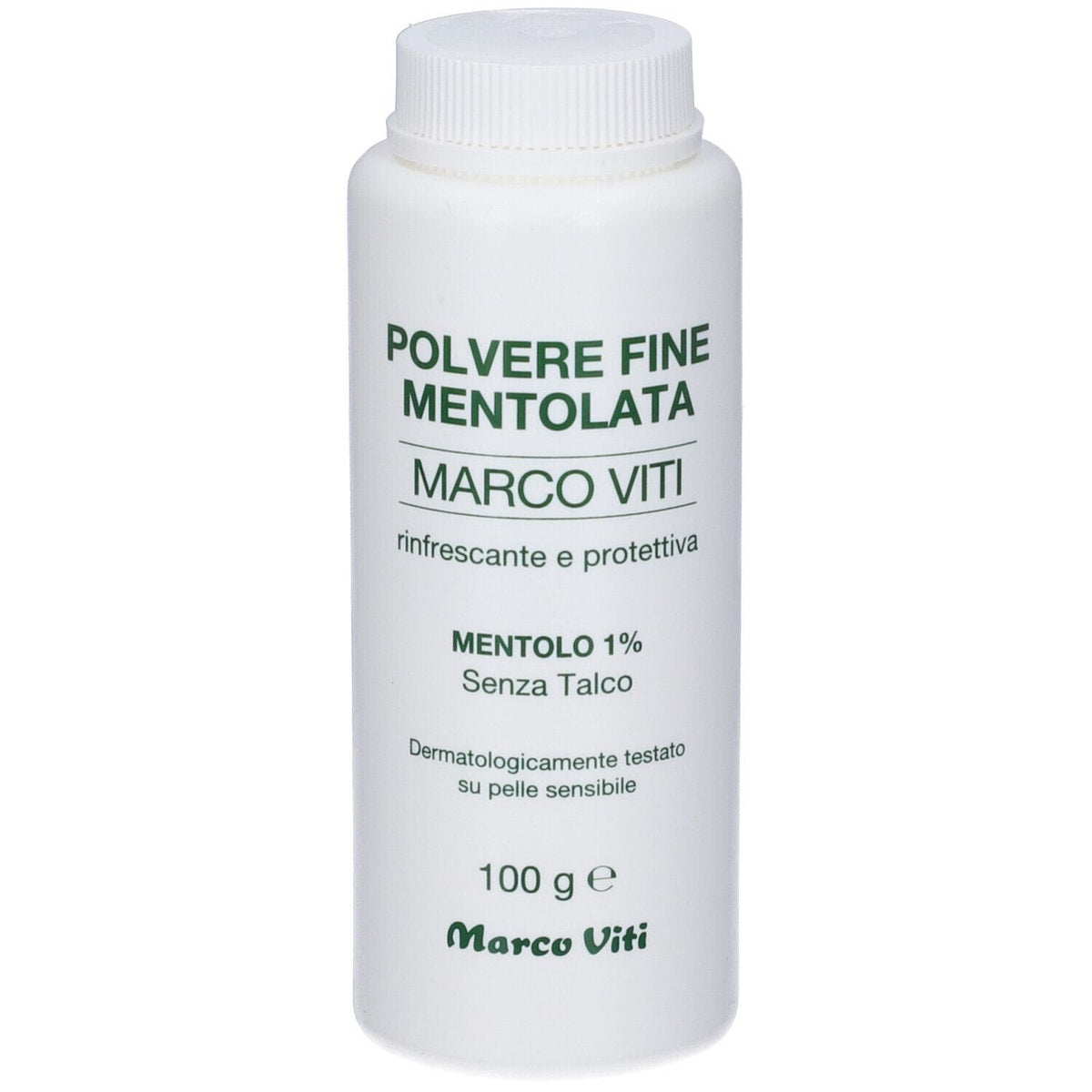Marco Viti mentholated fine powder, 100 g bottle
