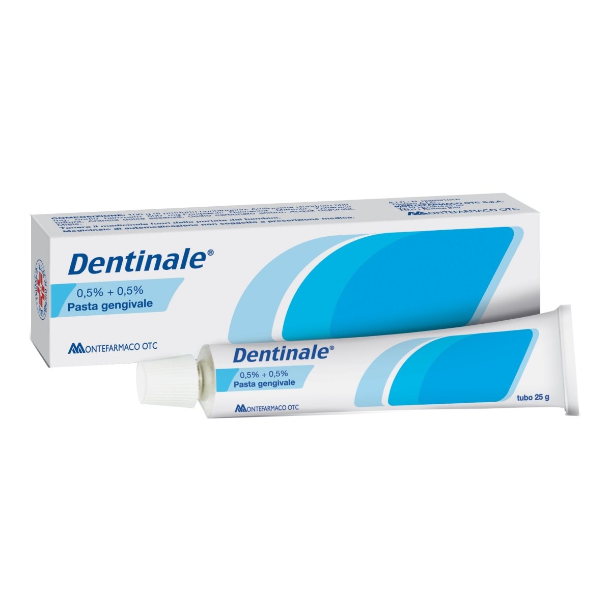 Dentinale 0, 5 % + 0, 5 % 25 g pasta gengivale