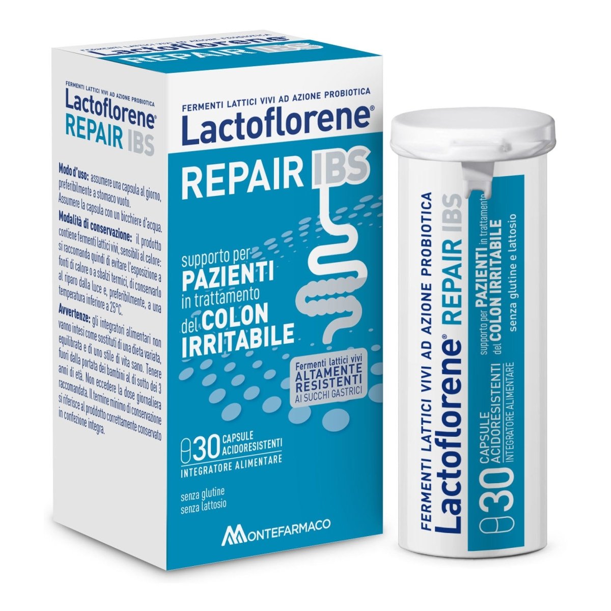 Lactoflorene Repair IBS 30 capsule intestino irritabile