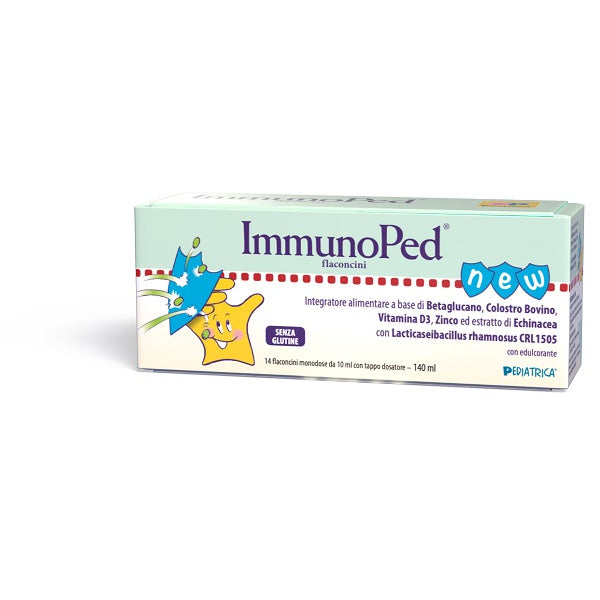 Immunoped 14 flaconcini betaglucano e colostro