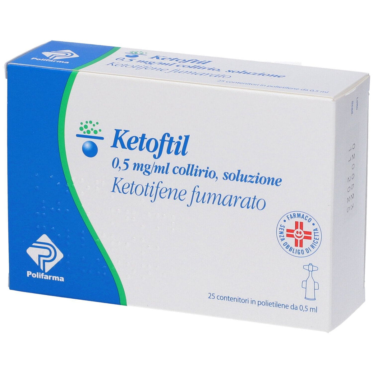 Ketotil 0.05% 25×0.5 ml eye drops solution