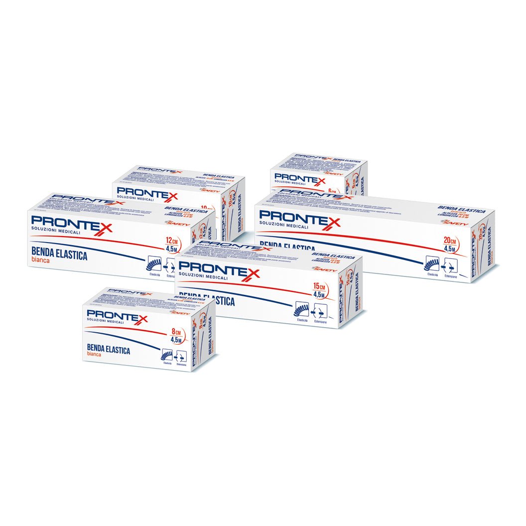 ProntEX white elastic bandage 450×6 cm