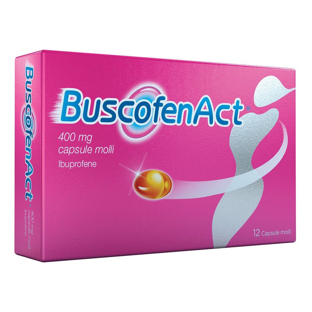 Buscofenact 400mg 12 capsules molles