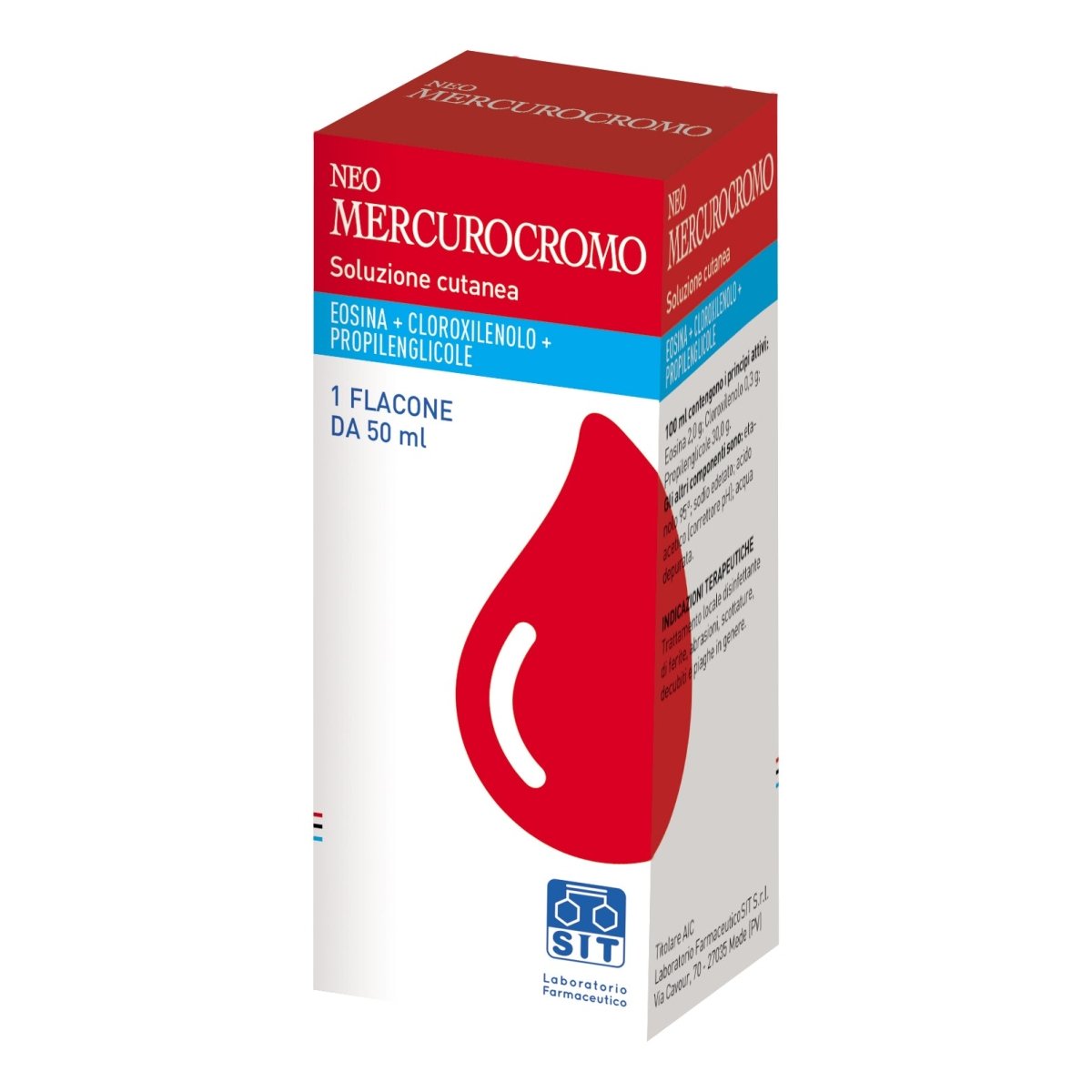Néomercurochrome 50 ml solution cutanée
