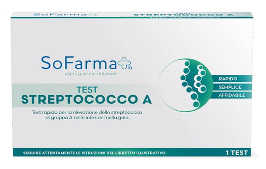Zelftest Streptococcus Sofarmapiù snelle keeltest