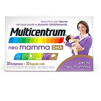 MULTICENTRUM NEO MAMMA DHA 30 COMPRESSE + 30 CAPSULE MOLLI – Dottortili