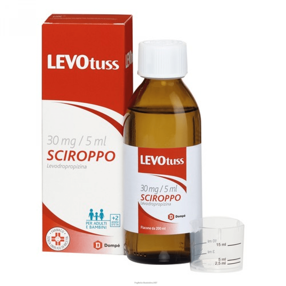 Levotuss Sciroppo 30 mg/5 ml Levodropropizina 200 ml
