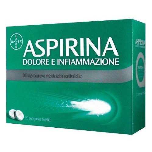 Aspirin Schmerzentzündung 20 Tabletten 500 mg