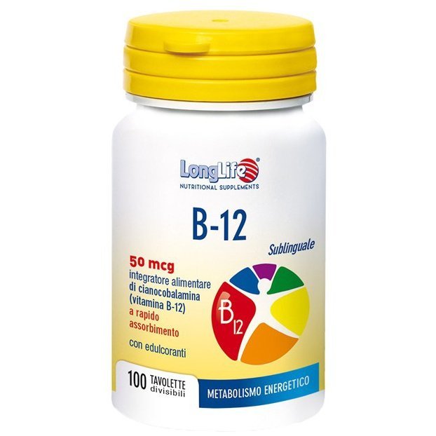 Longlife B12 50 Mcg Sublingual 100 Tabletten