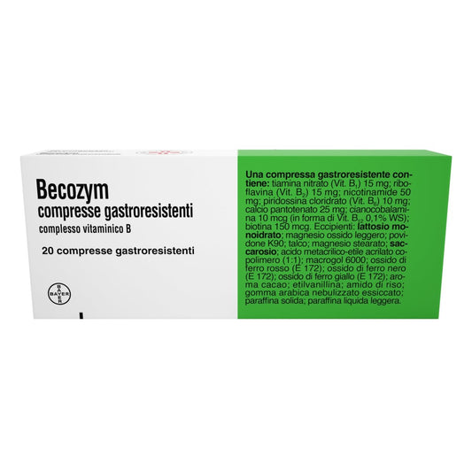 Becozym 20 compresse gastroresistenti