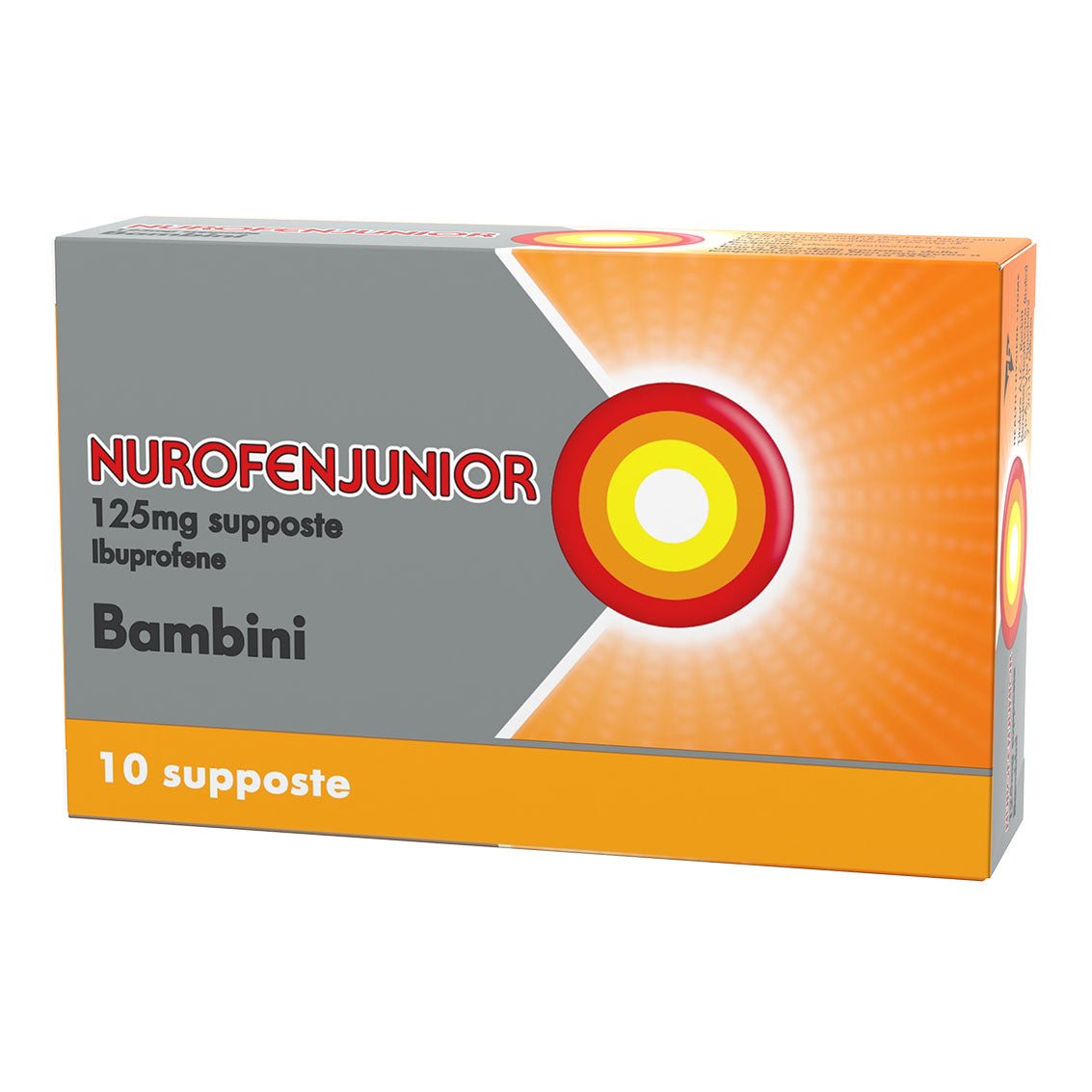 Nurofen Junior 125 mg 10 supposte bambini