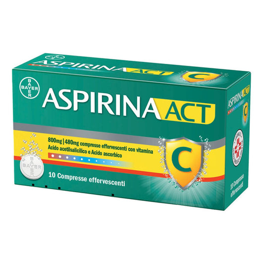 Aspirina influenza e naso chiuso 500 mg + 30 mg 10 bustine granulato per soluzione orale