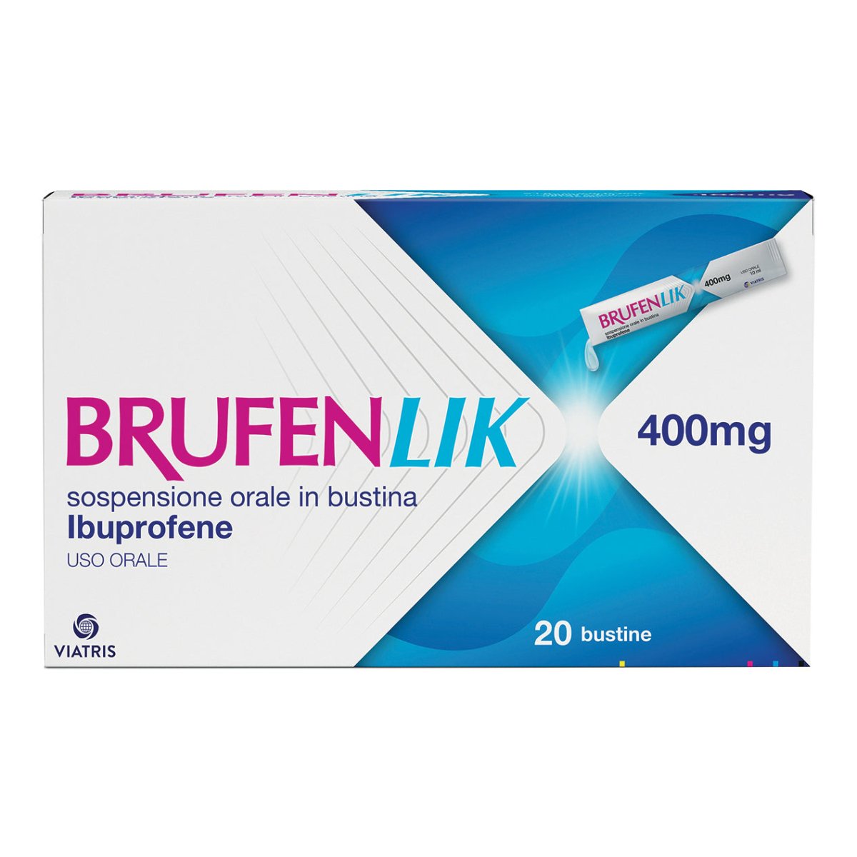 BrufenLik 400 mg 20 bustine suspensione orale
