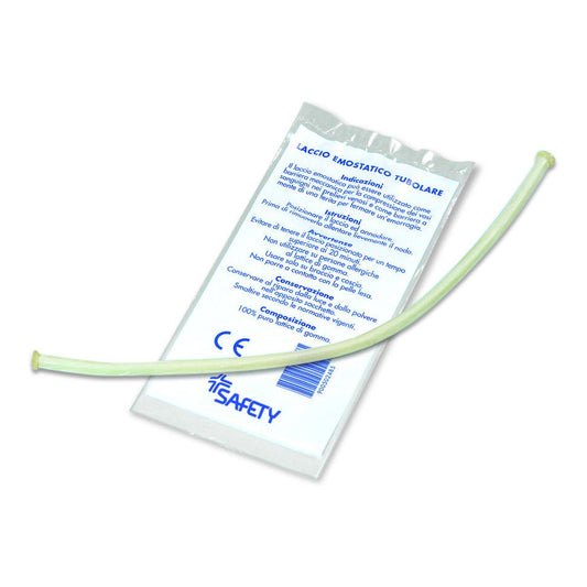Laccio emostatico tubolare 30 cm pronto soccorso