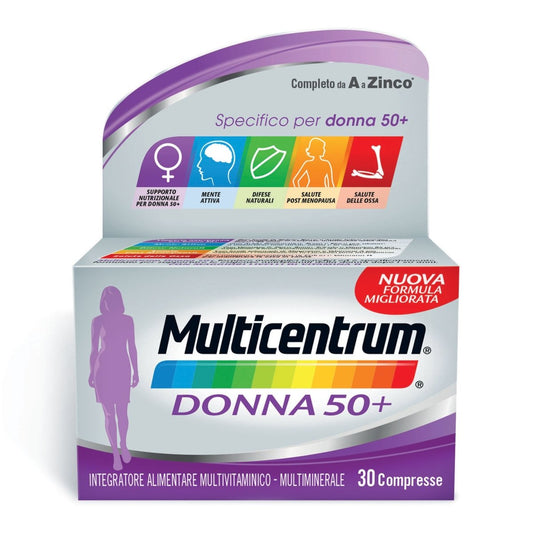 Multicentrum Donna 50+ 30 compresse multivitaminico donna