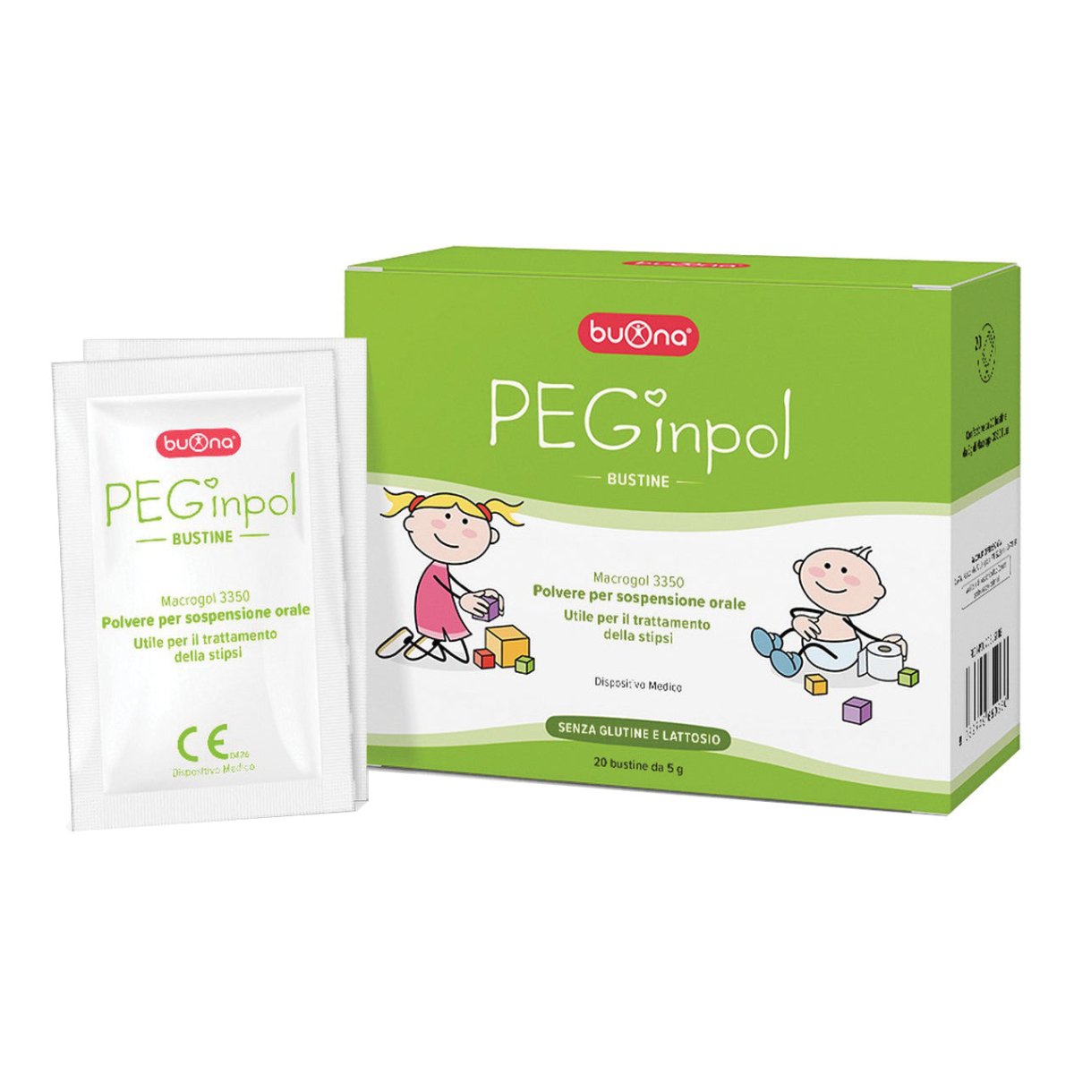 Peginpol 20 bustine PEG evacuante intestinale