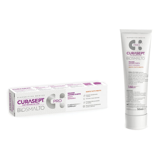 Curasept Biosmalto mousse denti sensibili 50 ml