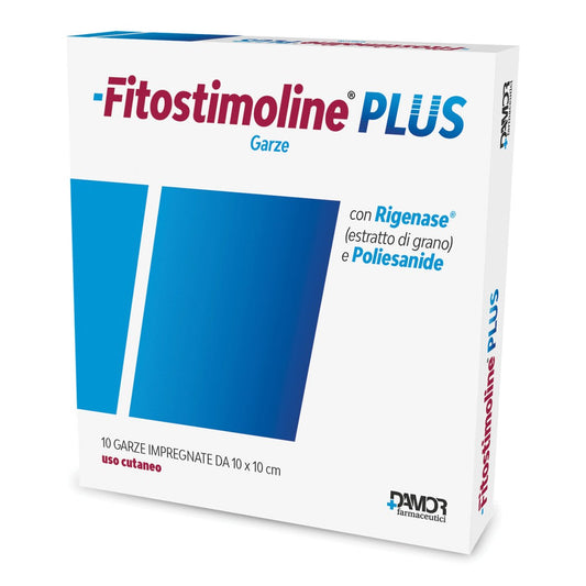 Fitostimoline Plus garza medicata 10×10 cm