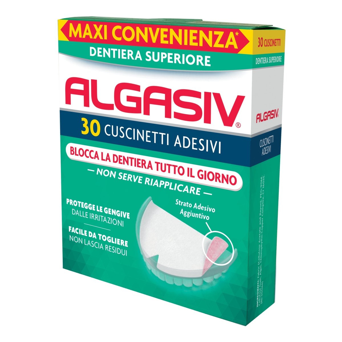 Algasiv adesivo protettivo superiore 30 pezzi