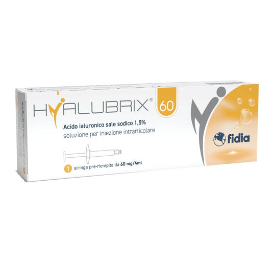 Hyalubrix 60 mg/4 ml siringhe 4 pezzi infiltrazione articolare