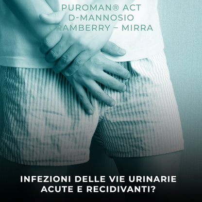 D-mannosio e Cranberry cistite uomo