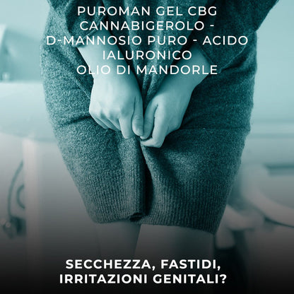 Gel Lubrificante CBG cistite e menopausa
