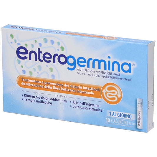Enterogermina 4 Miliardi/5 Ml 10 Flaconcini