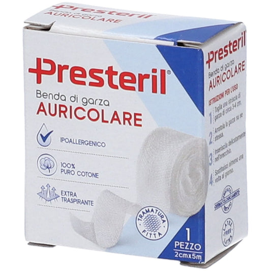 Benda Medipresteril auricolare 2×500 cm
