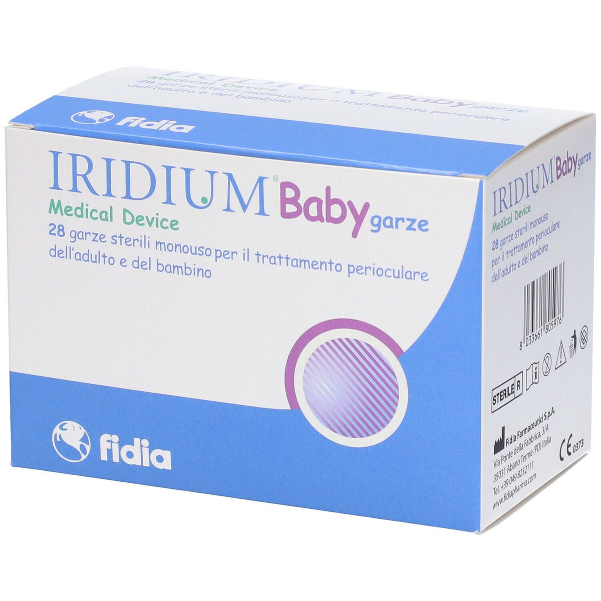 Iridium Baby garze oculari 28 pezzi