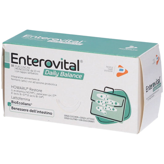 Enterovital Daily Balance 10 flaconi fermenti + vitamine