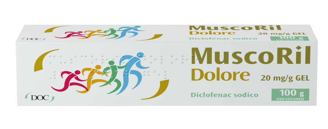 Muscoril Dolore Gel 20 mg/g Dolori Muscolari 100 g