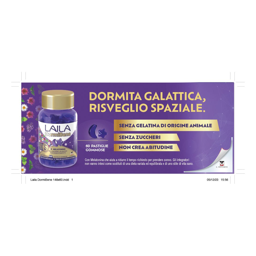 Laila Dormibene 60 sleep gummies