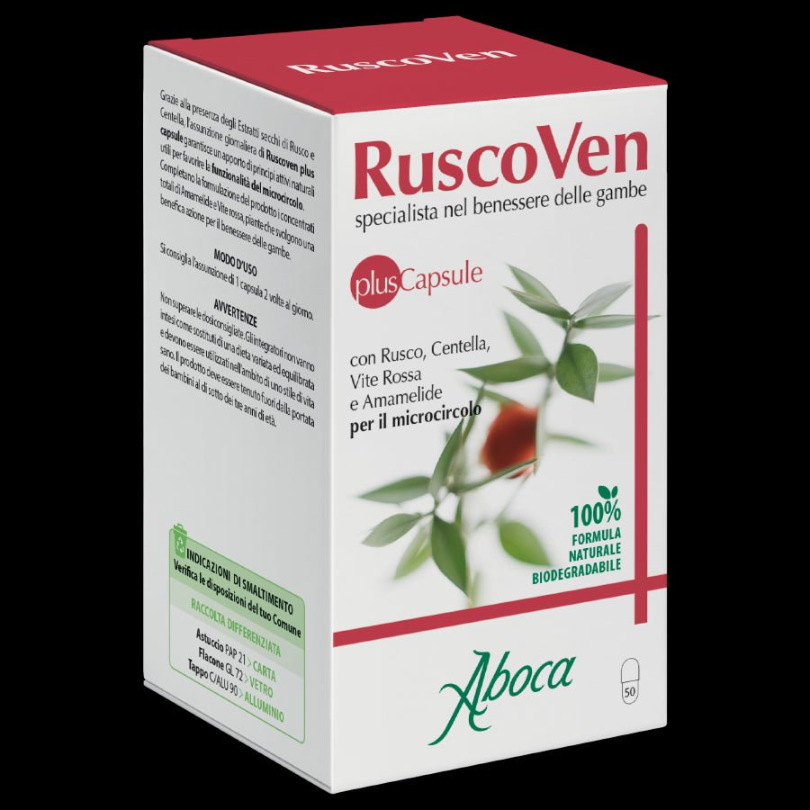Ruscoven Plus 50 capsule integratore vene