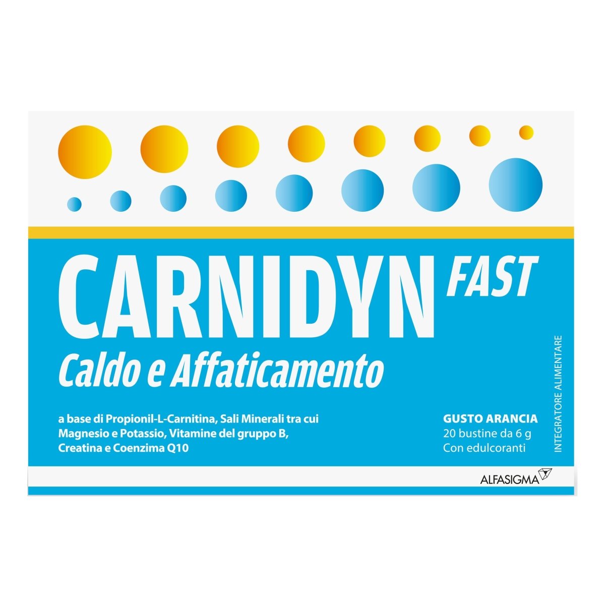 Carnidyn Fast 20 sobres coenzimas cansancio