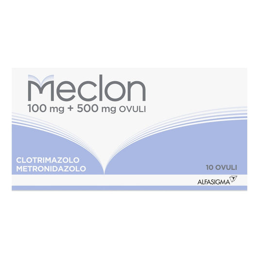 Meclon 100 mg + 500 mg 10 Eizellen