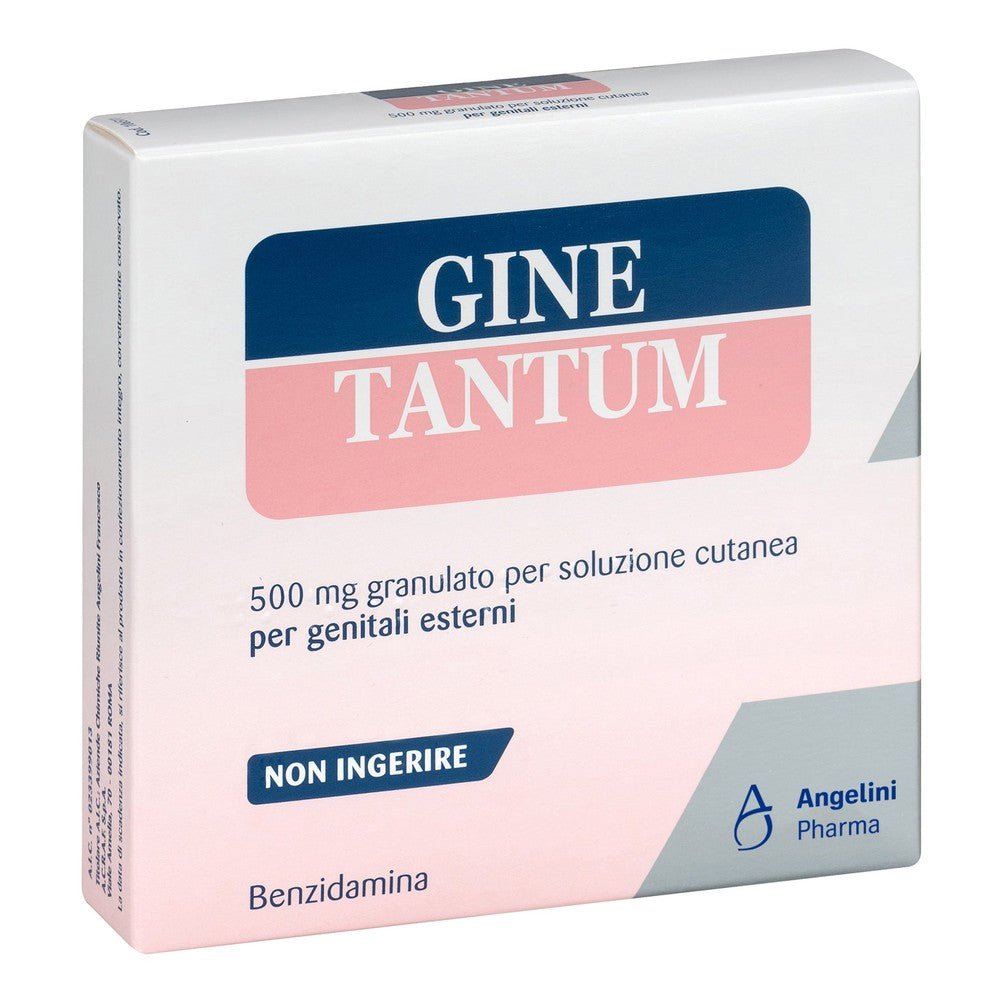 Ginetantum 500 mg 10 zakjes granulaat voor cutane oplossing voor uitwendige genitaliën