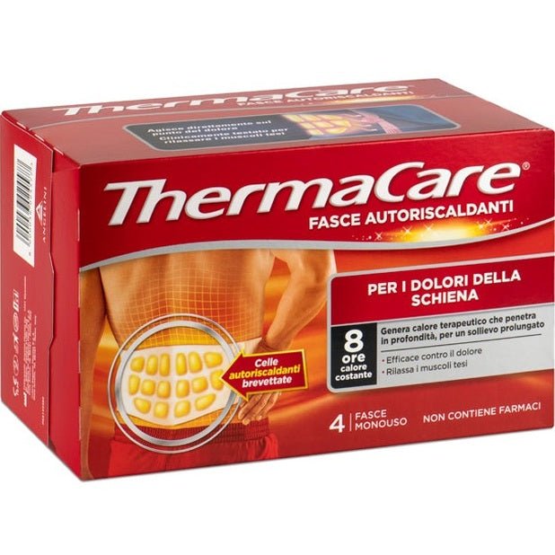 Thermacare Back Therapeutic Heat Selbstheizband 4 Stück