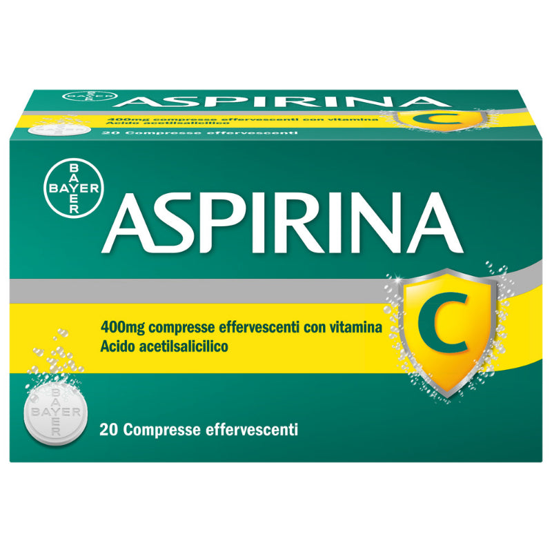 Aspirina C 20 Compresse Effervescenti 400+240 mg - MINSAN 004763330