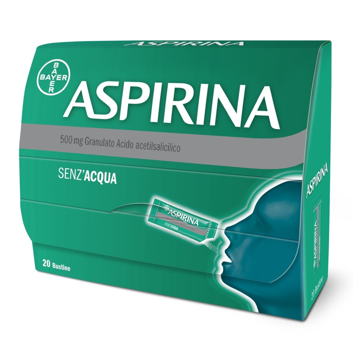 Aspirin 500 mg 20 granulierte Beutel