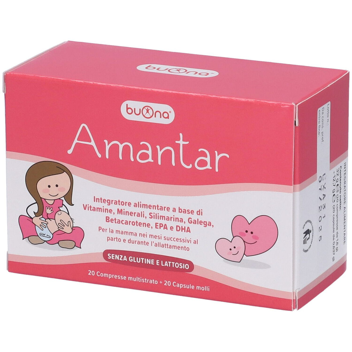 Amantar 20 tablets + 20 fertility capsules for men