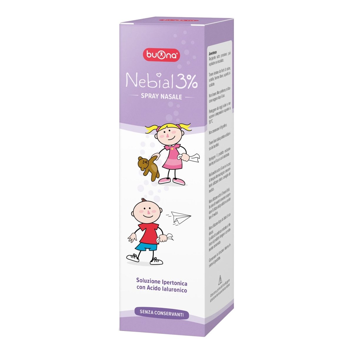 Nebial spray nasale 3 % ipertonico 100 ml