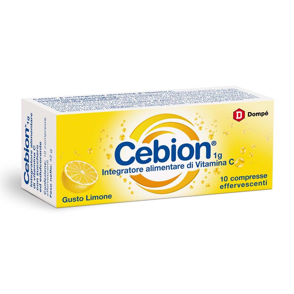 Cebion effervescente vitamina C limone 10 compresse