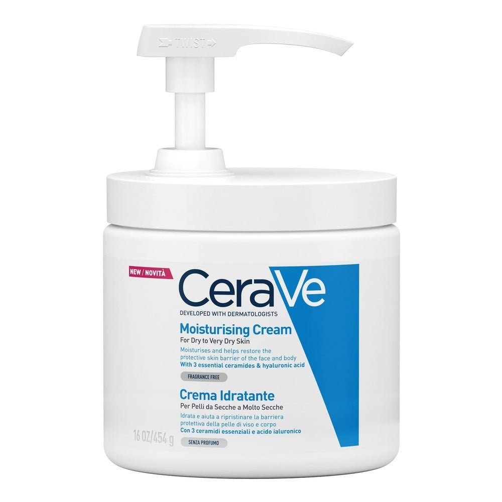 CeraVe dry skin moisturizing cream with pump