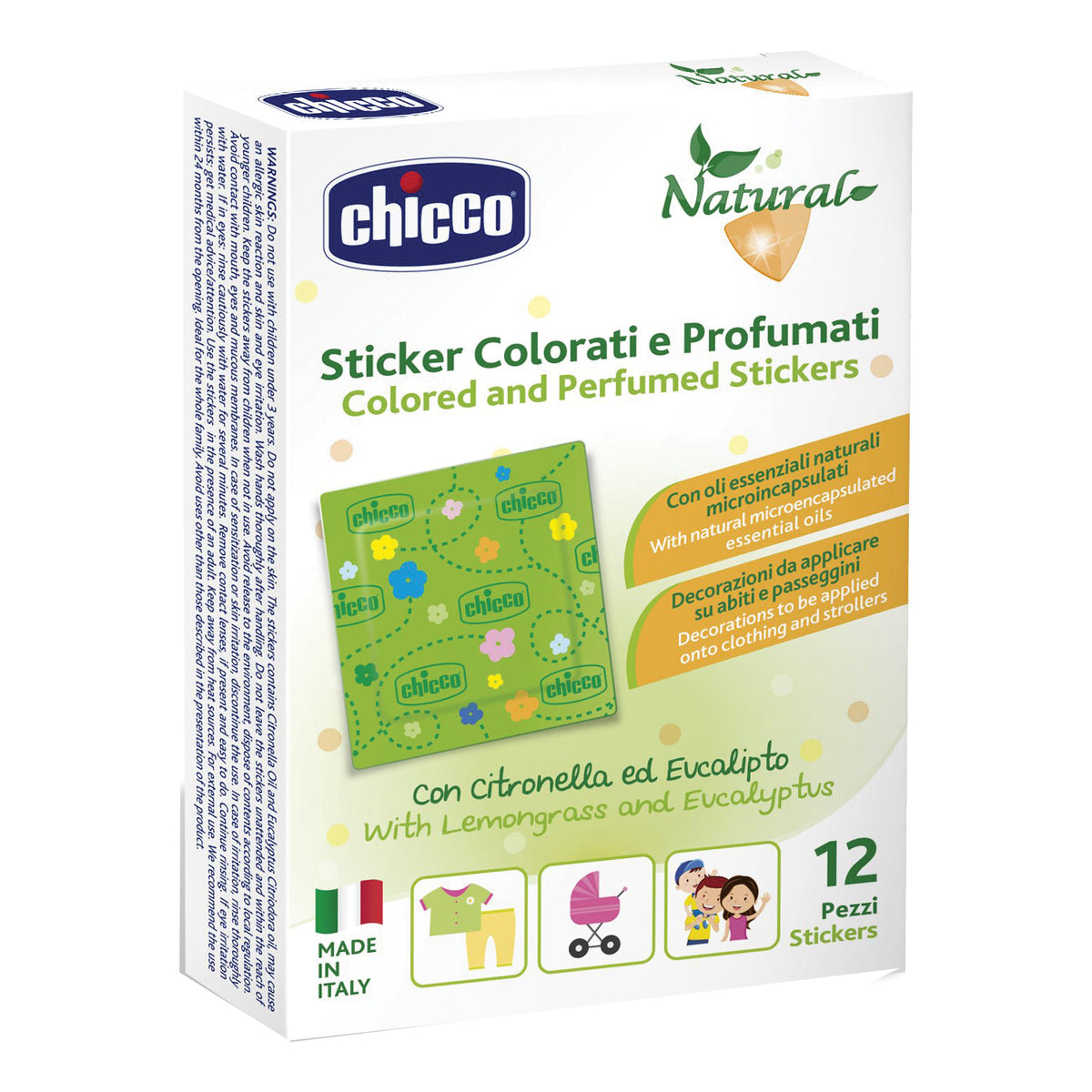 CH ZANZA PATCHES 12ST