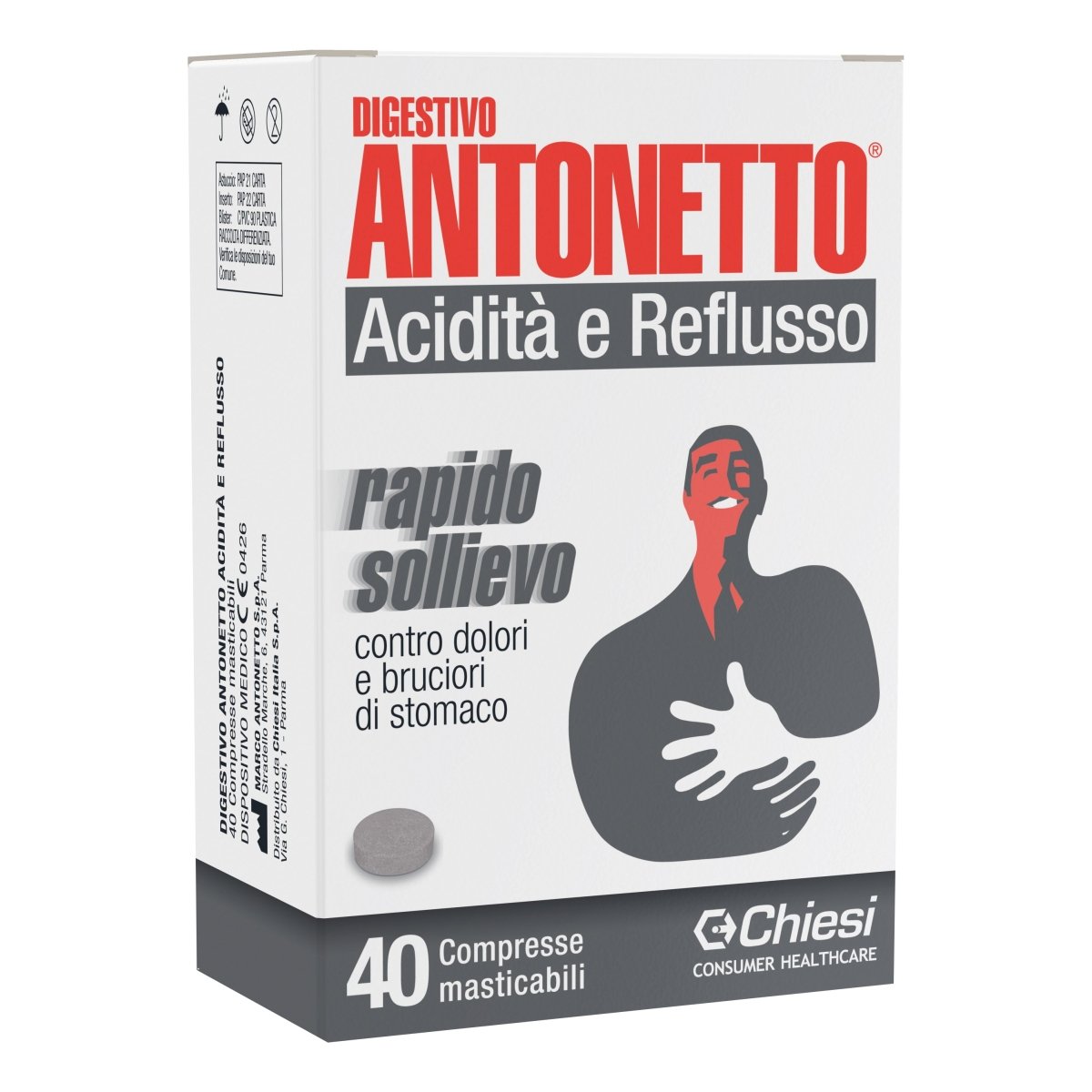Antonetto acidez/reflujo digestivo 40 comprimidos
